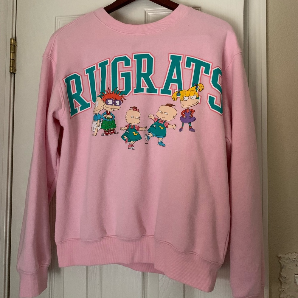 Rugrats graphic crew neck sweater
